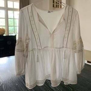 GAP Boho White Blouse